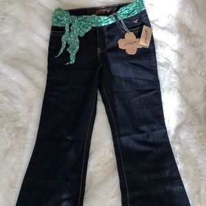 NWT Grane jeans juniors size 5 short wide-leg